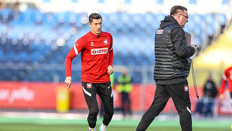Robert Lewandowski konnte am Sonntag wieder mit dem Team trainieren.