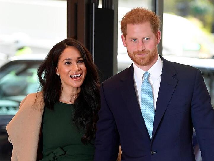 Der britische Prinz Harry und seine Frau Meghan bei den "WellChild Awards" in London.