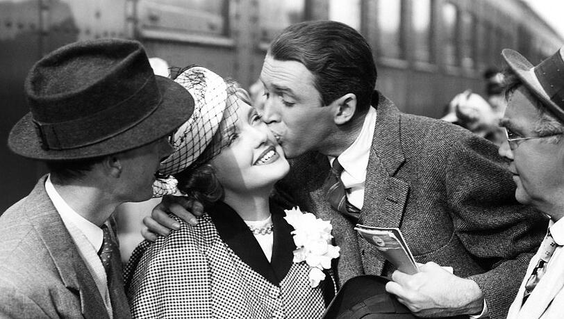 "Ist das Leben nicht schön?" (1946) mit Virginia Patton und James "Jimmy" Stewart.