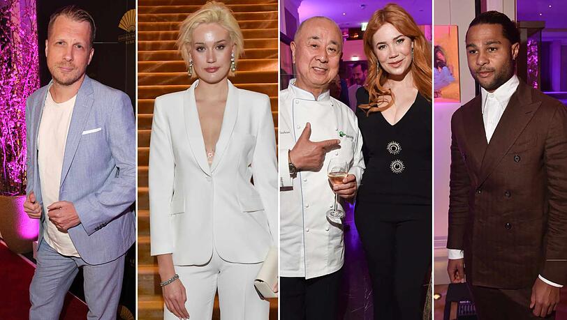 Beim Hanami-Dinner im Mandarin Oriental durften die geladenen Promis schlemmen... Beim Hanami-Dinner im Mandarin Oriental durften die geladenen Promis schlemmen...