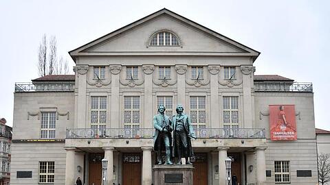 Das Deutsche Nationaltheater Weimar führt nur noch Veranstaltungen mit einer maximalen Besucherzahl von 500 Personen durch.