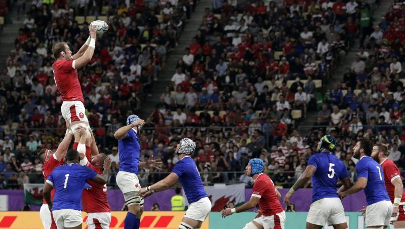 Die Waliser um Alun Wyn Jones (l, oben) stehen im Halbfinale der Rugby-WM. Die Waliser um Alun Wyn Jones (l, oben) stehen im Halbfinale der Rugby-WM.