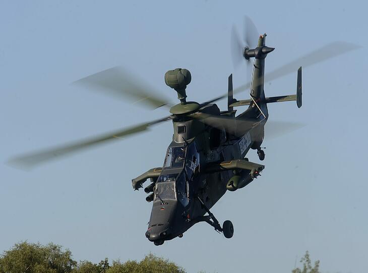 So sieht er in Aktion aus: Ein Kampfhubschrauber des Typs "Tiger".