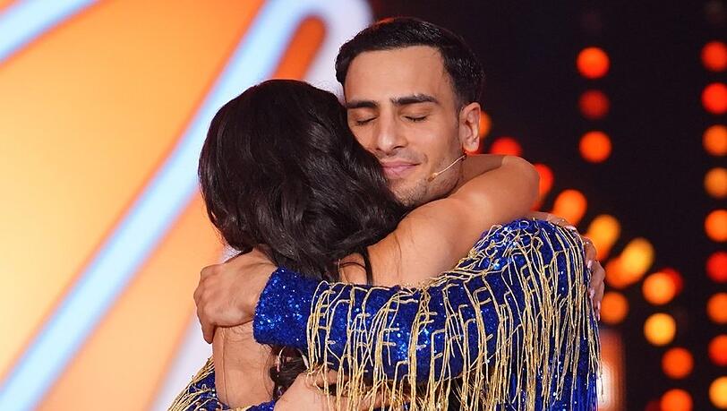 Timur Ülker und Malika Dzumaev bei der "Let's Dance"-Entscheidung am Freitagabend.