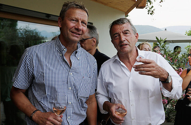 Guido Buchwald und Wolfgang Niersbach.