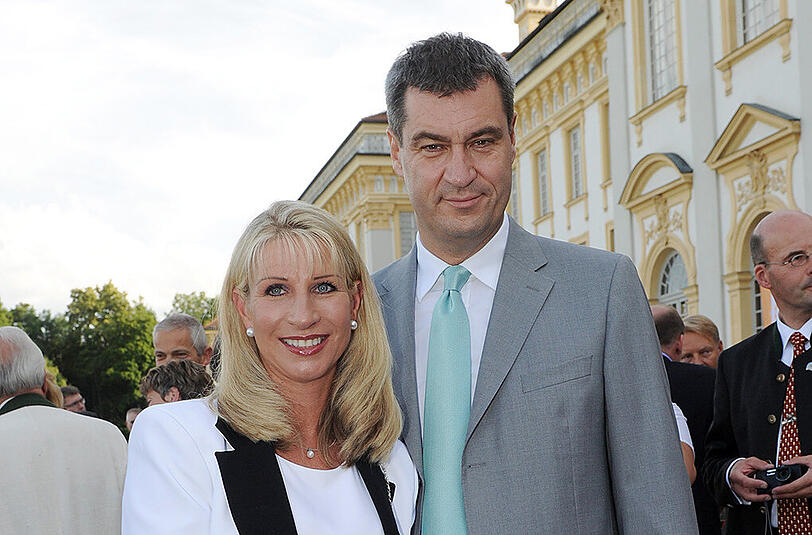 Markus Söder und seine Frau Karin Baumüller-Söder.