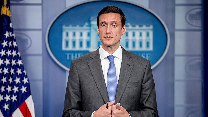 Der US-Heimatschutzberater des Weißen Hauses, Tom Bossert Der US-Heimatschutzberater des Weißen Hauses, Tom Bossert