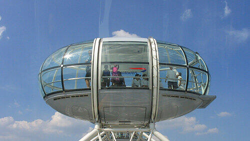 London Eye: moderne Kabinen für besten Rundumblick, Foto: Harvard_Eu London Eye: moderne Kabinen für besten Rundumblick, Foto: Harvard_Eu