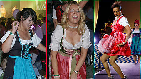 Halb München warf sich in Schale, pardon ins Dirndl. Die Nacht der Tracht im Löwenbräukeller sorgte für Oktoberfest-Stimmung im Mai. Die besten Bilder der Party.