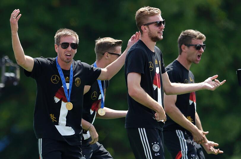 Die Weltmeister feiern am Brandenburger Tor. Die Bilder von der Fanmeile.