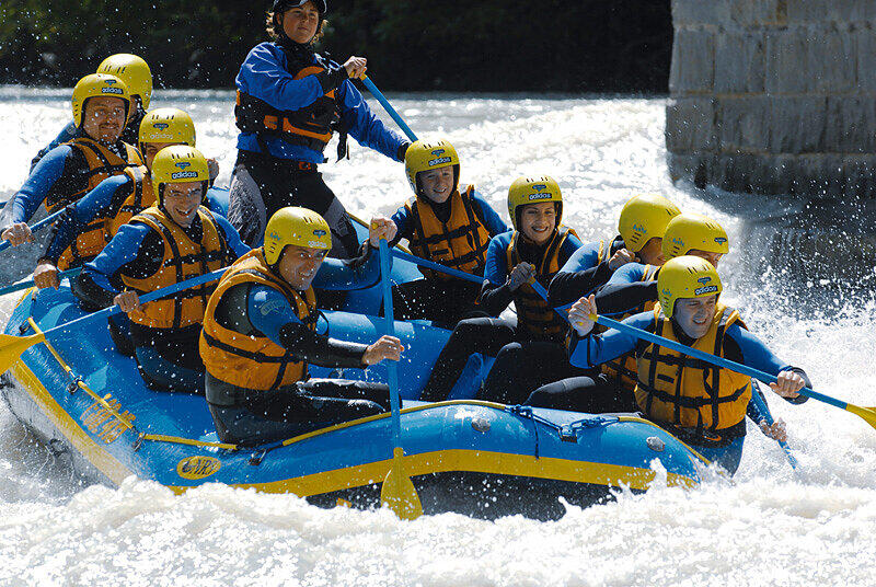 Zum Rafting geht es Ende Mai.
