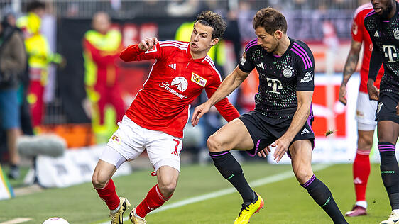 Immer zur Stelle: Leon Goretzka mit einem herausragenden Spiel gegen Union Berlin