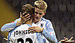Sven Bender (re.) und Fabian Johnson müssen am 17. Januar mit den Löwen nach Aalen.