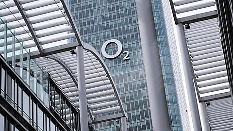 Blick auf die O2-Zentrale in M&uuml;nchen.