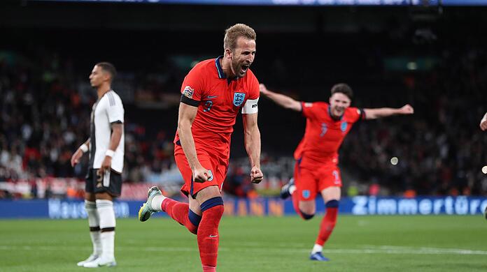 Harry Kane erzielte gegen Deutschland das zwischenzeitliche 3:2 für England.