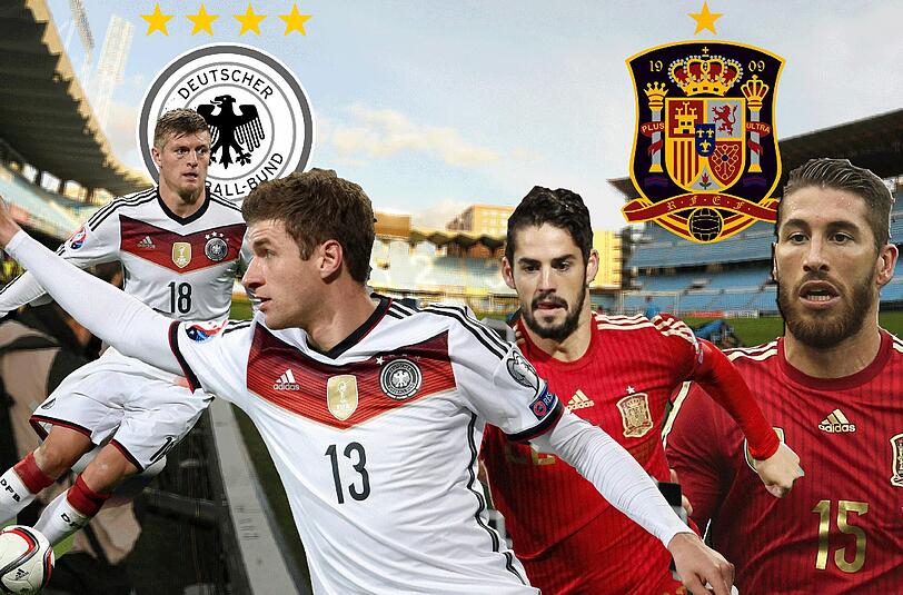 Am Dienstag steigt das Testspiel zwischen Deutschland und Spanien.