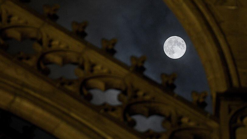 Supermond über NRW