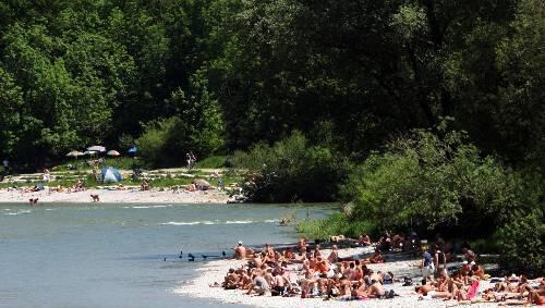 Bei den Münchner sehr beliebt: Die herrlichen Plätze an der Isar Bei den Münchner sehr beliebt: Die herrlichen Plätze an der Isar