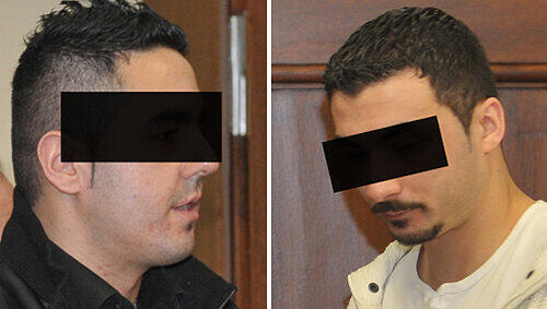 Knapp sieben Jahre Knast und eine Entziehungskur: Das erwartet Drogenhändler Mehmet O.* (27, links). Sein Bruder Ali O. (22) kam mit rund drei Jahren glimpflicher davon – denn er war nicht die treibende Kraft bei der brutalen Tat. Knapp sieben Jahre Knast und eine Entziehungskur: Das erwartet Drogenhändler Mehmet O.* (27, links). Sein Bruder Ali O. (22) kam mit rund drei Jahren glimpflicher davon – denn er war nicht die treibende Kraft bei der brutalen Tat.