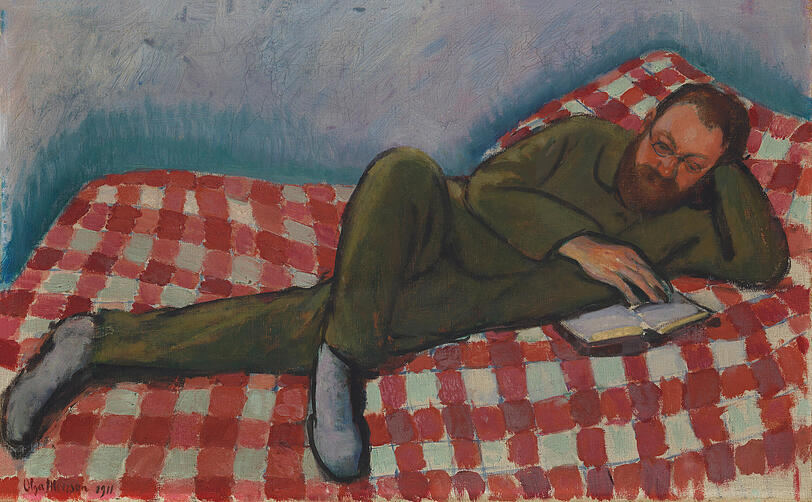 Henri Matisse ließ sich 1911 von Olga Meerson auf seinem Kanapee im Atelier porträtieren. Sie war seine Lieblingsschülerin – und wohl noch mehr.