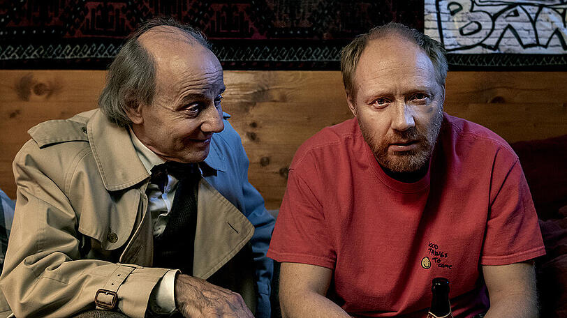 "Das Glück ist ein Vogerl": Egon (Nikolaus Paryla, l.) und Franz (Simon Schwarz) im Gespräch.
