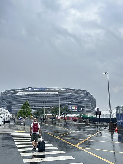 Eigenwilliger Charme: Das MetLife Stadium in East Rutherford