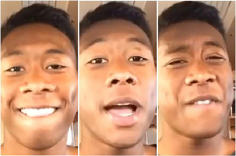 Cooler Typ! David Alaba gibt jetzt Musik-Tipps auf Facebook und performt die Titel sogar ein bisschen mit.