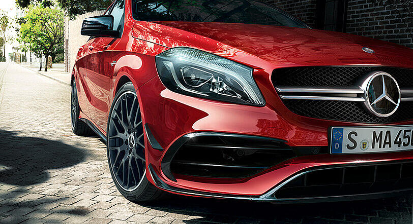 Platz 3: Mercedes-Benz A 45 AMG (361 PS, 46.279 Euro). Hier zahlt der Käufer also 128,13 Euro pro Pferdestärke.