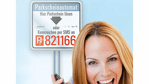 Entspannt parken und einfach per Handy bezahlen: sms&park macht’s möglich. Entspannt parken und einfach per Handy bezahlen: sms&park macht’s möglich.