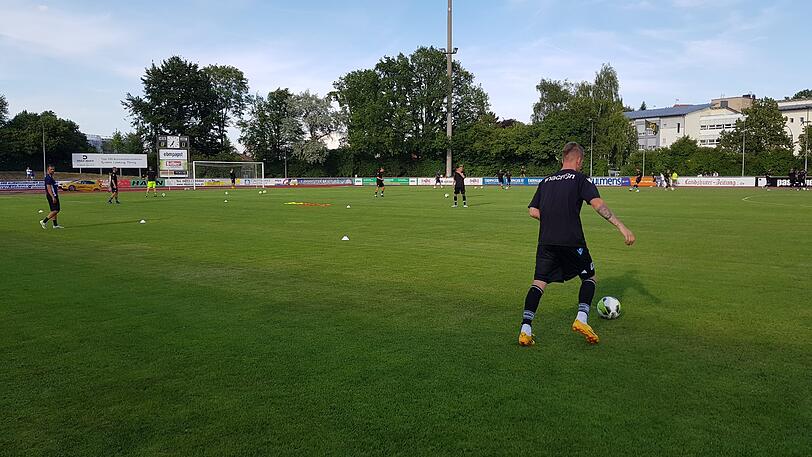 Die Bilder vom Testspiel der Löwen in Landshut.