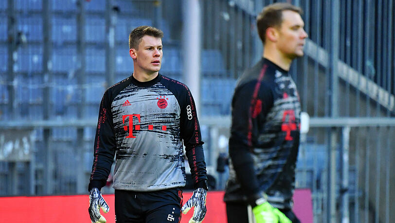 Alexander Nübel (l.) fällt verletzt aus, die Bayern haben vor der Klub-WM in Katar einen kleinen Torhüter-Engpass.