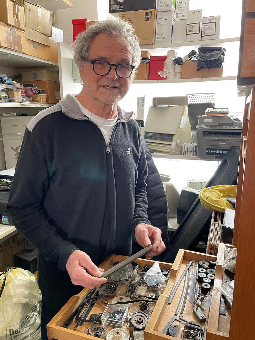 Pflichtbewusst: Josef Bajfus.