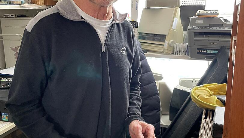 Pflichtbewusst: Josef Bajfus.