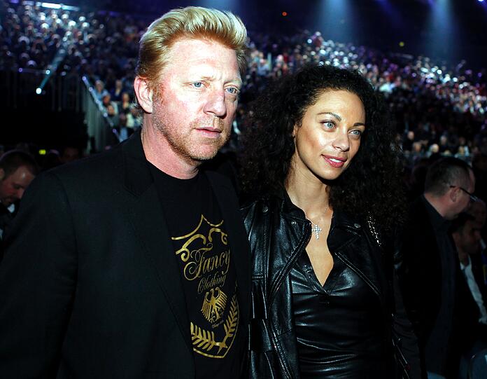Zoff in London: Tennis-Held Boris Becker und seine Frau Lily haben einen Londoner Club getrennt verlassen.