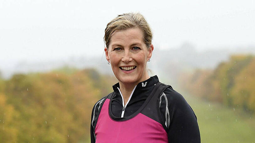 Vor wenigen Tagen nahm Gräfin Sophie von Wessex am virtuellen London-Marathon teil