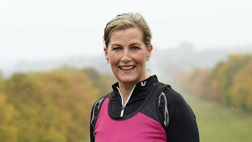 Vor wenigen Tagen nahm Gräfin Sophie von Wessex am virtuellen London-Marathon teil Vor wenigen Tagen nahm Gräfin Sophie von Wessex am virtuellen London-Marathon teil