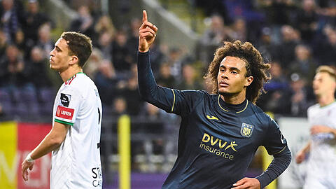 Joshua Zirkzee blüht in Belgien auf.