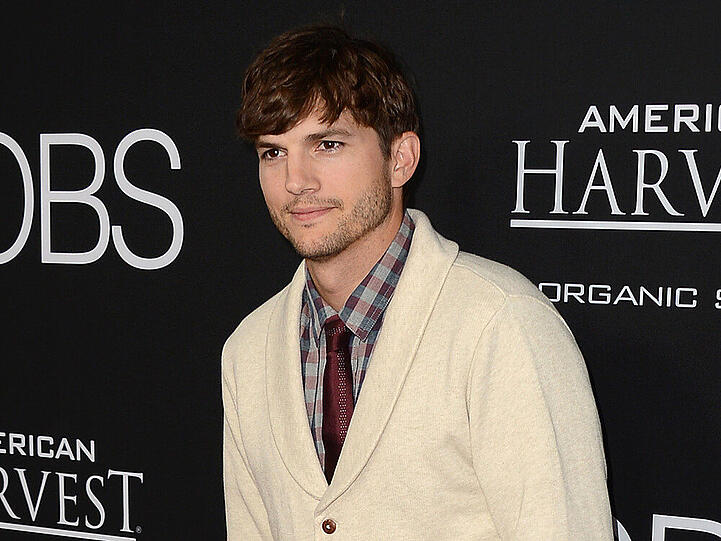 Ashton Kutcher bei der Filmpremiere von "Jobs"