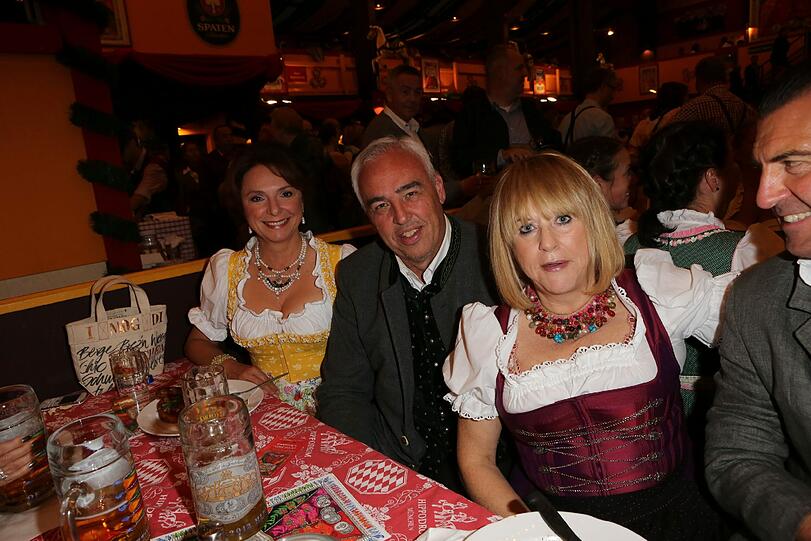 Uschi Dämmrich von Luttitz, Hans-Reiner Schröder und Patricia Riekel