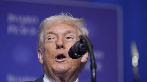 "Sie d&uuml;rfen keine Atomwaffe haben", sagt US-Pr&auml;sident Trump &uuml;ber den Iran.