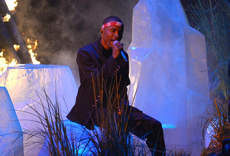 Frank Ocean bei seiner Perfomance