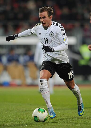 Frühstarter: In der Nationalmannschaft war Mario Götze 2010 der jüngste Debütant seit Uwe Seeler.