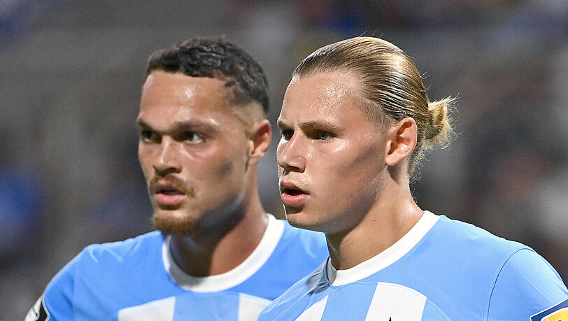 Joel Zwarts und Fynn Lakenmacher könnten künftig ein bulliges Sturm-Duo beim TSV 1860 bilden.