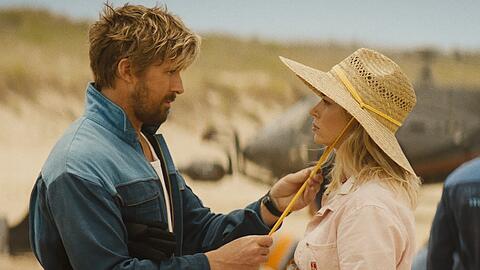 Emily Blunt als Judy Moreno und Ryan Gosling als Colt Seavers in "The Fall Guy".