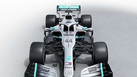 Der neue Rennwagen W10 des Formel-1-Rennstalls AMG Petronas Motorsport.