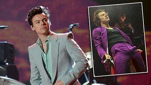 Hatte Harry Styles bei seinem Konzert in München etwa eine Erektion?