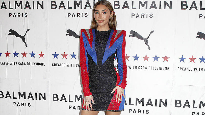 Chantel Jeffries in ihrem glitzernden Minikleid