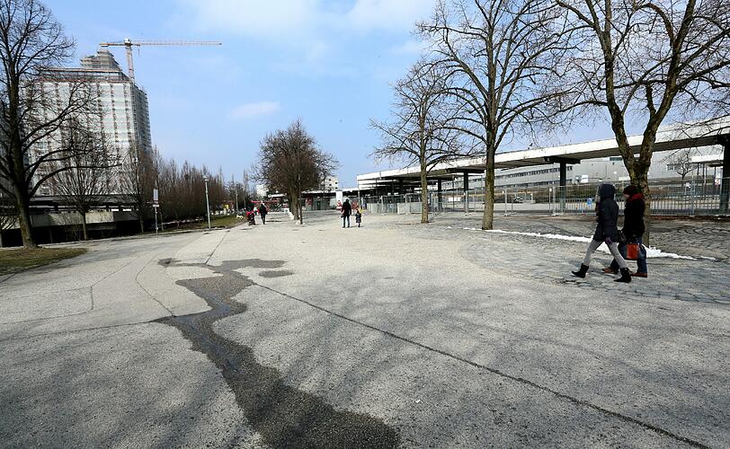 Kein schöner Empfang für Gäste, die den Olympiapark besichtigen möchten.