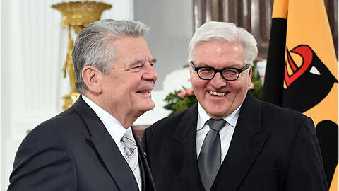 Joachim Gauck (l.) und Frank-Walter Steinmeier.