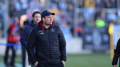 Viermal ungeschlagen gegen den TSV 1860: Unterhaching-Trainer Marc Unterberger.